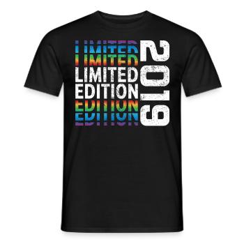 Edition Limitée 2019 - T-shirt homme - noir - Devant - AI Model Male 178 light (178cm)