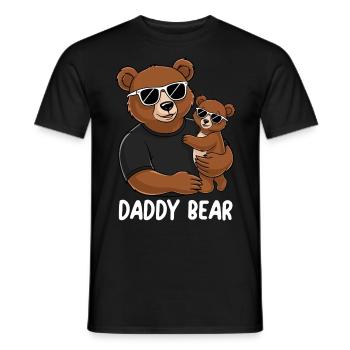 Daddy Bear - Männer T-Shirt - Schwarz - Vorne - AI Model Male 178 light (178cm)