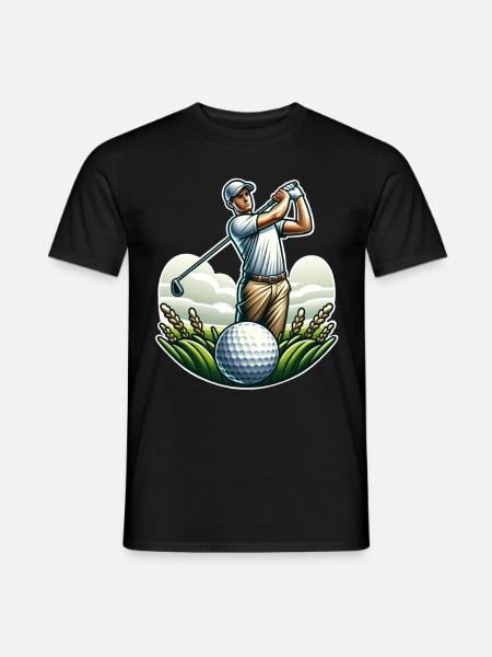 Golfe - T-shirt homme - noir
