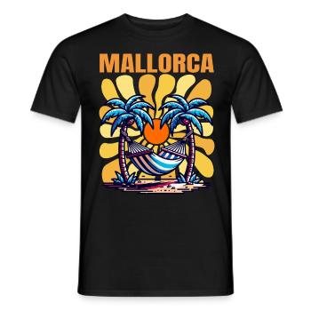 Majorca - Men's T-Shirt - black - Front - AI Model Male 178 light (178cm)
