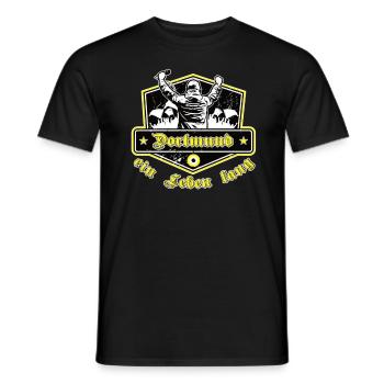 Dortmund ein Leben Lang No II - Männer T-Shirt - Schwarz - Vorne - AI Model Male 178 light (178cm)