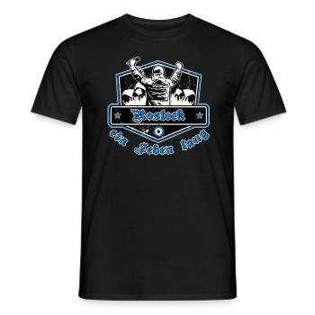 Rostock ein Leben Lang No II - Männer T-Shirt - Schwarz - Vorne - AI Model Male 178 light (178cm)