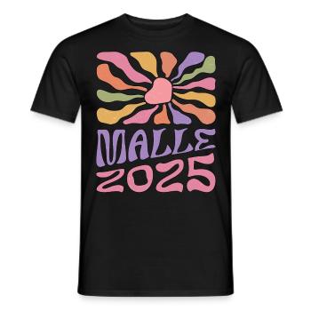 Malle 2025 - T-shirt homme - noir - Devant - AI Model Male 178 light (178cm)
