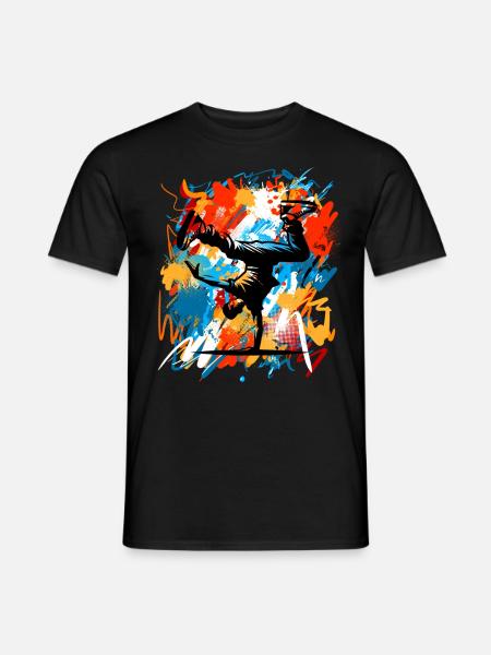 Breakdance - T-shirt homme - noir