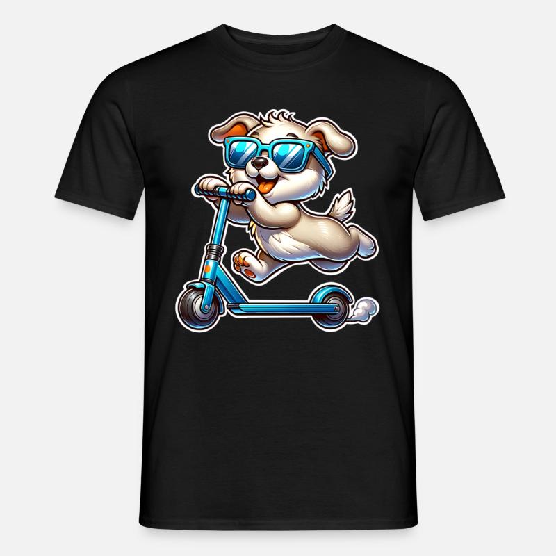 Kick Scooters E-Scooters E-Scooters - Men's T-shirt - black