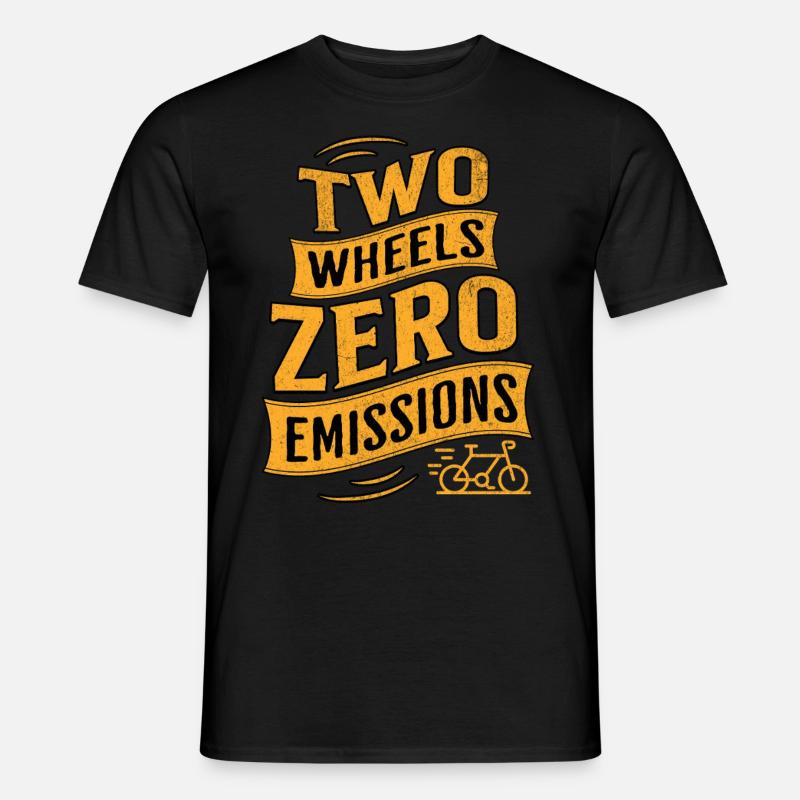 E-Bike E-Biker - Männer T-Shirt - Schwarz
