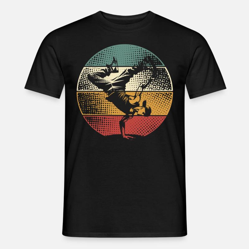 Breakdance - Männer T-Shirt - Schwarz