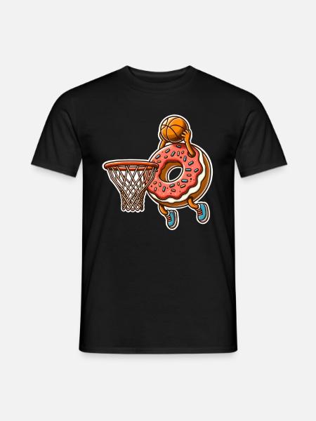 Donut Basketball - Men's T-Shirt - black