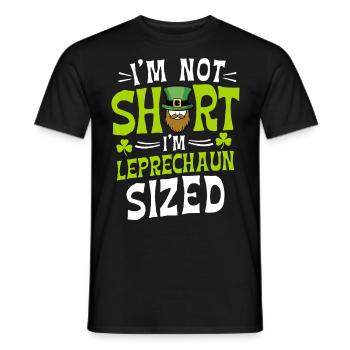 Je ne suis pas petit, j’ai la taille d’un lutin - T-shirt homme - noir - Devant - AI Model Male 178 light (178cm)