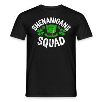 Shenanigans Squad - Men's T-Shirt - black - Front - AI Model Male 178 light (178cm)
