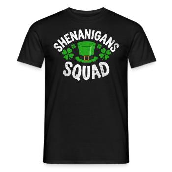 Shenanigans Squad - Men's T-Shirt - black - Front - AI Model Male 178 light (178cm)