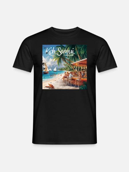 Koh Samui Thailand - Men's T-Shirt - black