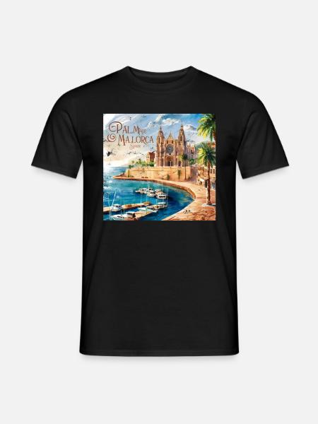 Palma de Mallorca - Men's T-Shirt - black