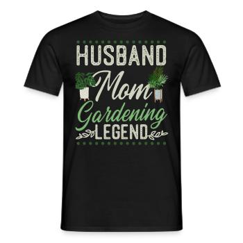 Plant Lover Gardening Wife Mom - Männer T-Shirt - Schwarz - Vorne - AI Model Male 178 light (178cm)