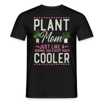 Plant Lover Gardening Mom Plant - Men's T-Shirt - black - Front - AI Model Male 178 light (178cm)