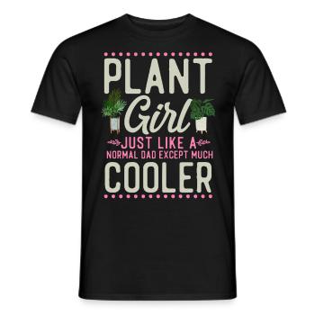 Plant Lover Gardening Girl Plant - Männer T-Shirt - Schwarz - Vorne - AI Model Male 178 light (178cm)