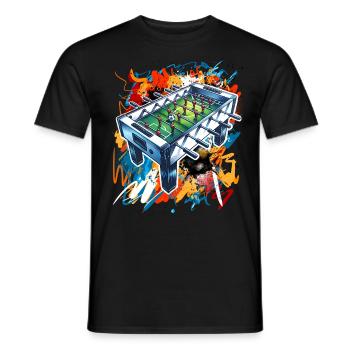 Baby-foot baby-foot - T-shirt homme - noir - Devant - AI Model Male 178 light (178cm)