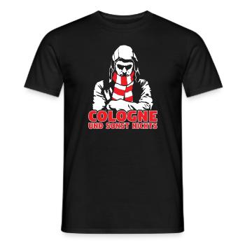 Cologne und sonst nichts - Männer T-Shirt - Schwarz - Vorne - AI Model Male 178 light (178cm)