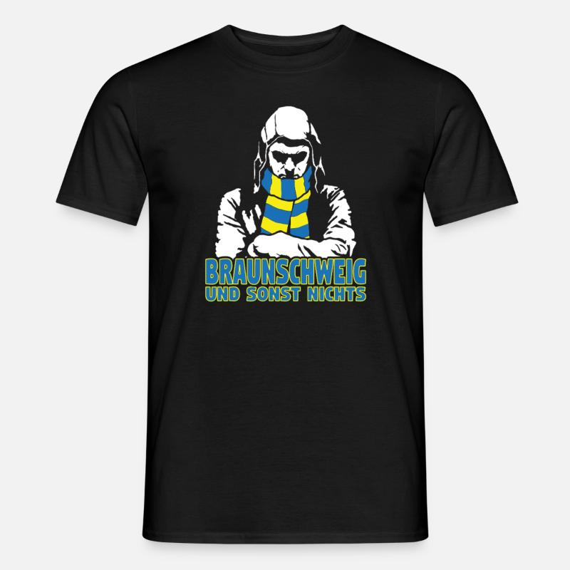 Braunschweig und sonst nichts - Männer T-Shirt - Schwarz