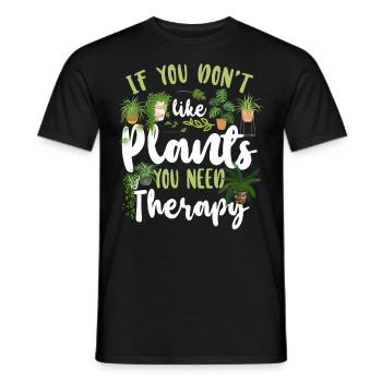 Jardinage amateur de plantes si vous ne le faites pas - T-shirt homme - noir - Devant - AI Model Male 178 light (178cm)