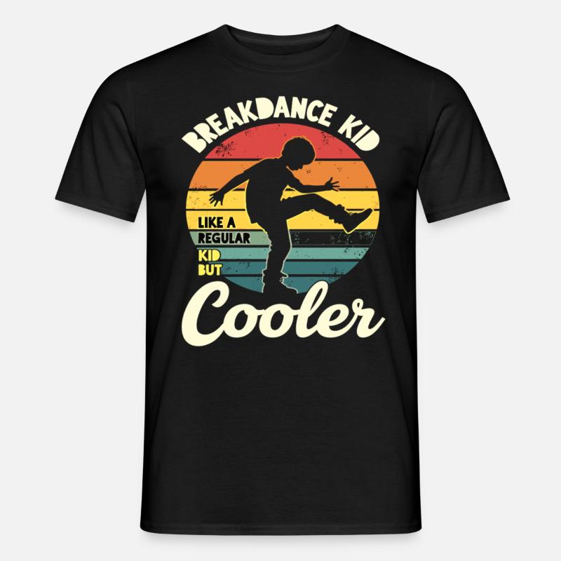 Breakdance Kid Breakdancer Retro Dance B-Boys - T-shirt homme - noir