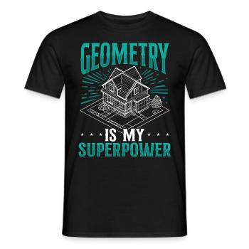 Architect Architecture Gift Architecture Student - Men's T-Shirt - black - Front - AI Model Male 178 light (178cm)