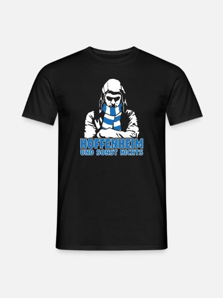 Hoffenheim und sonst nichts - Männer T-Shirt - Schwarz