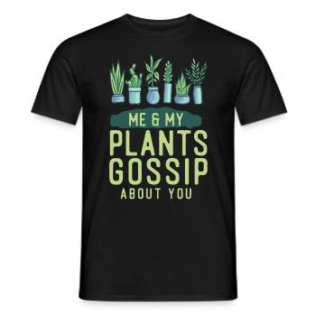 Amoureux des plantes Jardiner Moi Et Mon - T-shirt homme - noir - Devant - AI Model Male 178 light (178cm)