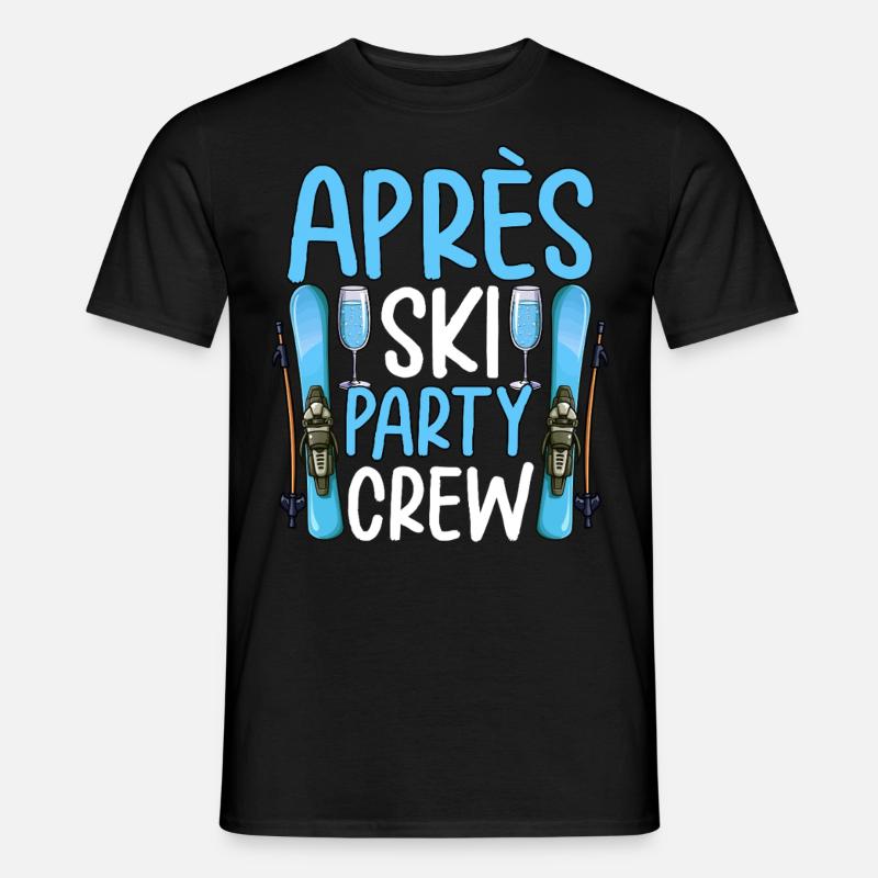 Apres Ski Party Crew - Männer T-Shirt - Schwarz