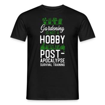 Plant Lover Gardening Gardening Is - Männer T-Shirt - Schwarz - Vorne - AI Model Male 178 light (178cm)