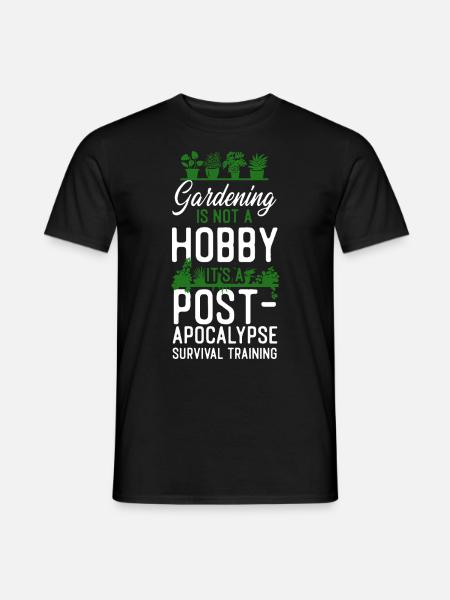 Amateur de plantes jardinage Le jardinage, c’est - T-shirt homme - noir