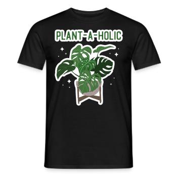 Plant Lover Gardening Monstera - Männer T-Shirt - Schwarz - Vorne - AI Model Male 178 light (178cm)