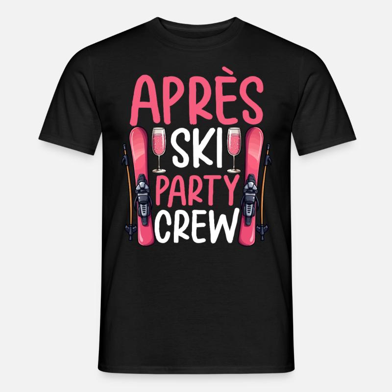 Apres Ski Party Crew - Männer T-Shirt - Schwarz