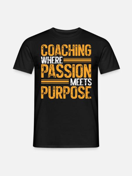 Trainer Geschenke Coach Geschenkidee - Männer T-Shirt - Schwarz
