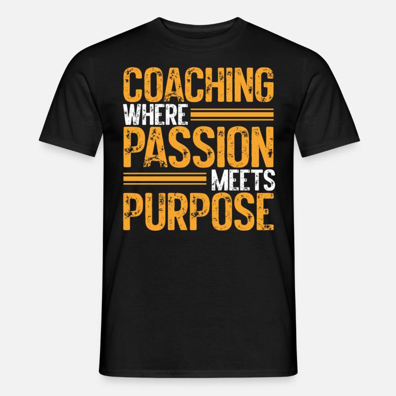 Trainer Geschenke Coach Geschenkidee - Männer T-Shirt - Schwarz