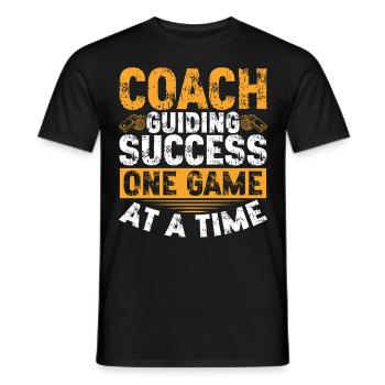 Trainer Geschenke Coach Geschenkidee - Männer T-Shirt - Schwarz - Vorne - AI Model Male 178 light (178cm)