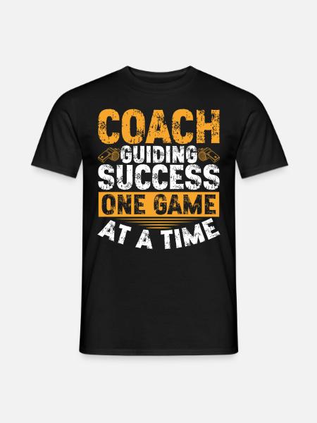 Trainer Geschenke Coach Geschenkidee - Männer T-Shirt - Schwarz