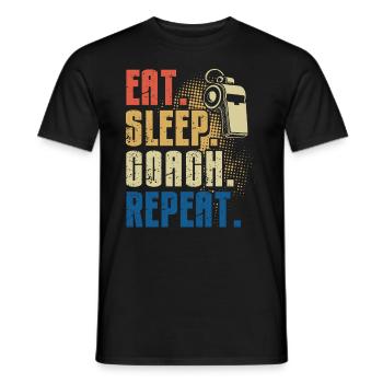 Trainer Geschenke Coach Geschenkidee - Männer T-Shirt - Schwarz - Vorne - AI Model Male 178 light (178cm)