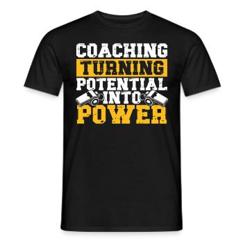 Trainer Geschenke Coach Geschenkidee - Männer T-Shirt - Schwarz - Vorne - AI Model Male 178 light (178cm)