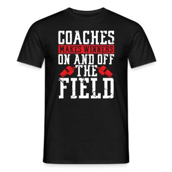 Trainer Geschenke Coach Geschenkidee - Männer T-Shirt - Schwarz - Vorne - AI Model Male 178 light (178cm)