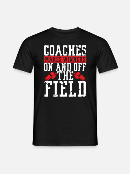Trainer Geschenke Coach Geschenkidee - Männer T-Shirt - Schwarz