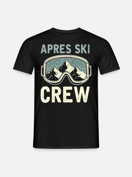 Après Ski Crew - Men's T-Shirt - black