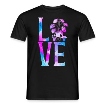 Plant Lover Gardening Monstera - Männer T-Shirt - Schwarz - Vorne - AI Model Male 178 light (178cm)