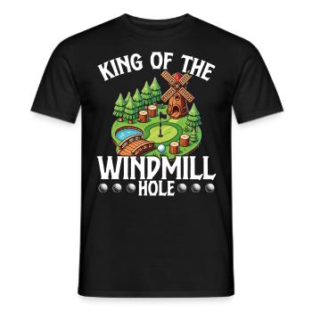 Golf Golf Golfer Golf Course - Men's T-Shirt - black - Front - AI Model Male 178 light (178cm)