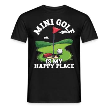 Golf Golf Golfer Golf Course - Men's T-Shirt - black - Front - AI Model Male 178 light (178cm)