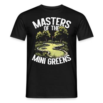 Golf Golf Golfer Golf Course - Men's T-Shirt - black - Front - AI Model Male 178 light (178cm)