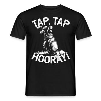 Golf Golf Golfer Golf Course - Men's T-Shirt - black - Front - AI Model Male 178 light (178cm)