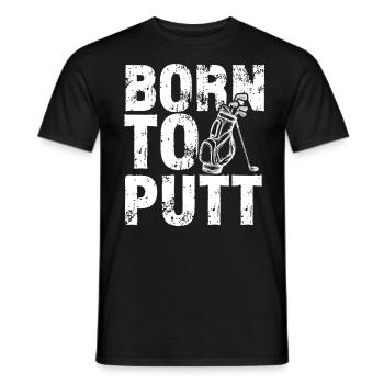 Golf Golf Golfer Golf Course - Men's T-Shirt - black - Front - AI Model Male 178 light (178cm)