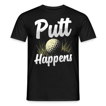 Golf Golf Golfer Golf Course - Men's T-Shirt - black - Front - AI Model Male 178 light (178cm)