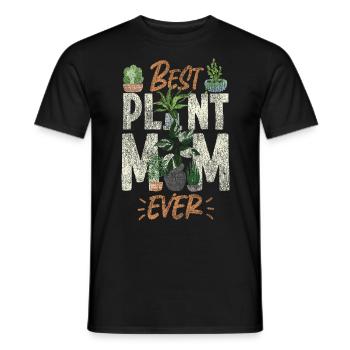 Amoureux des plantes Jardinage Maman Best - T-shirt homme - noir - Devant - AI Model Male 178 light (178cm)